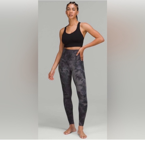 lululemon athletica Pants - lululemon  28” Tie-Dye High-Rise Leggings Align Pant Diamond Pitch Graphite
